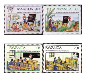 International Literacy Year - East Africa / Rwanda 1991 Set