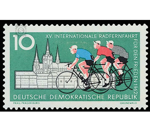 International Long Distance Cycling for Peace Berlin-Prague-Warsaw  - Germany / German Democratic Republic 1962 - 10 Pfennig