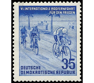 International Long Distance Cycling for Peace Prague-Berlin-Warsaw  - Germany / German Democratic Republic 1953 - 35 Pfennig
