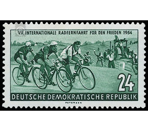 International Long Distance Cycling for Peace Warsaw-Berlin-Prague  - Germany / German Democratic Republic 1954 - 12 Pfennig