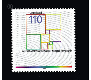 International Mathematician Congress 1998, Berlin  - Germany / Federal Republic of Germany 1998 - 110 Pfennig