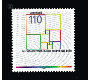 International Mathematician Congress 1998, Berlin  - Germany / Federal Republic of Germany 1998 - 110 Pfennig