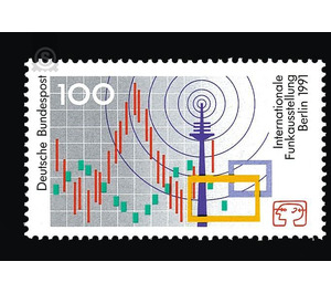 International Radio Exhibition Berlin 1991  - Germany / Federal Republic of Germany 1991 - 100 Pfennig
