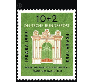 International Stamp Exhibition  - Germany / Federal Republic of Germany 1953 - 10 Pfennig