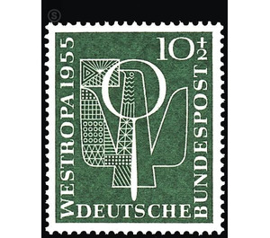International Stamp Exhibition  - Germany / Federal Republic of Germany 1955 - 10