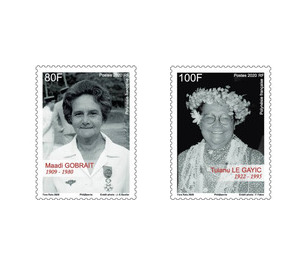 International Women's Day 2020: Famous Women - Polynesia / French Polynesia 2020 Set