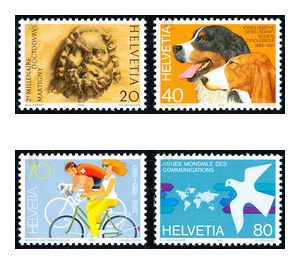 International Year of Communication  - Switzerland 1983 Set