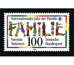 International Year of the Family  - Germany / Federal Republic of Germany 1994 - 100 Pfennig
