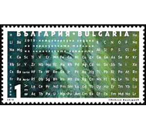 International Year of the Periodic Table - Bulgaria 2019 - 1