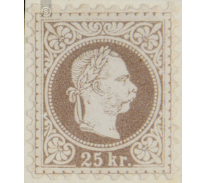 Issue 1867  - Austria / k.u.k. monarchy / Empire Austria 1867 - 25 Kreuzer