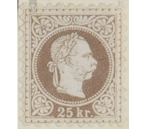 Issue 1867  - Austria / k.u.k. monarchy / Empire Austria 1867 - 25 Kreuzer