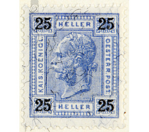 Issue 1899  - Austria / k.u.k. monarchy / Empire Austria 1899 - 25 Heller