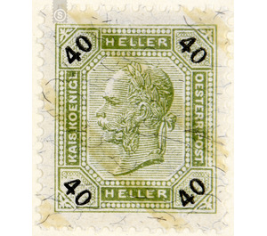 Issue 1901  - Austria / k.u.k. monarchy / Empire Austria 1901 - 40 Heller