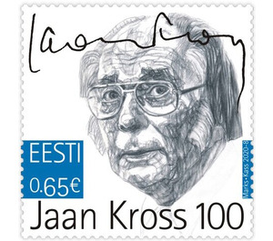 Jaan Kross, Poet - Estonia 2020 - 0.65