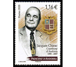 Jacques Chirac, Co-Prince 1995-2007 - Andorra, French Administration 2020 - 1.16