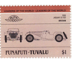 Jaguar SS 100 (1936) - Polynesia / Tuvalu, Funafuti 1984