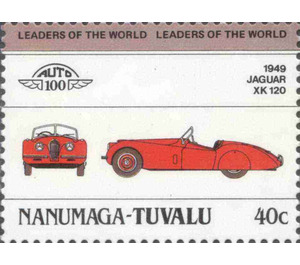 Jaguar XK120 1949 - Polynesia / Tuvalu, Nanumaga 1984