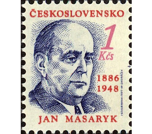 Jan Masaryk (1886-1948), diplomat - Czechoslovakia 1991 - 1