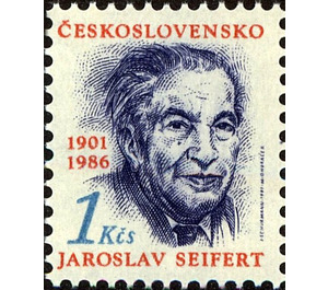 Jaroslav Seifert (1901-1986), poet - Czechoslovakia 1991 - 1