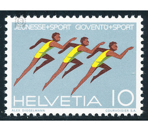 Jeunesse + Sport  - Switzerland 1971 - 10 Rappen