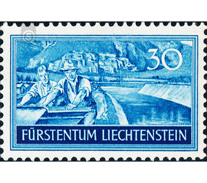 job creation  - Liechtenstein 1937 - 30 Rappen