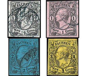 Johann I - Germany / Old German States / Saxony 1855 Set