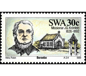 Johann Krönlein (1826-1892)  Berseba - South Africa / Namibia / South-West Africa 1989 - 30