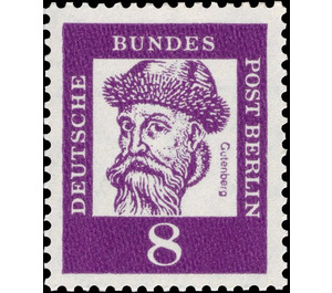 Johannes Gutenberg (approx. 1397-1468) - Germany / Berlin 1961 - 8