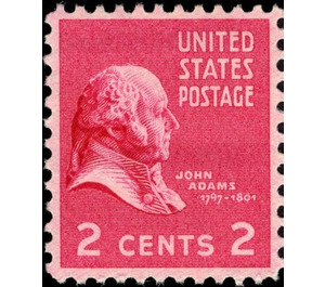 John Adams (1735-1826), second President of the U.S.A. - United States of America 1938