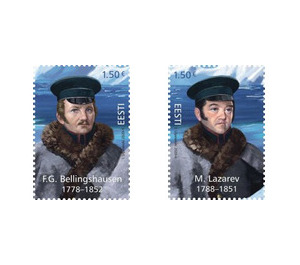 Joint Issue with Russia: Discovery of Antarctica (2020) - Estonia 2020 Set