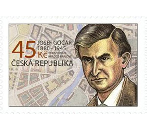 Josef Gočár and Map of Hradec Králové - Czech Republic (Czechia) 2020 - 45