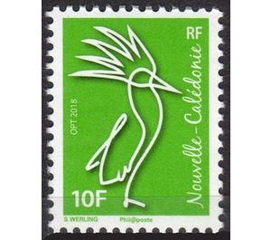 Kagu Definitives (2018 Imprint Date) - Melanesia / New Caledonia 2018 - 10