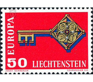 key  - Liechtenstein 1968 - 50 Rappen