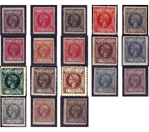 King Alfonso XIII 1903 - Central Africa / Equatorial Guinea  / Elobey, Annobon and Corisco 1903 Set