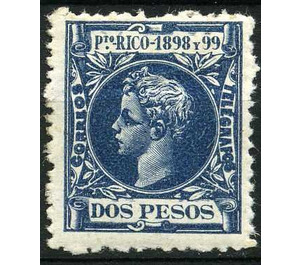 King Alfonso XIII - Caribbean / Puerto Rico 1898 - 2