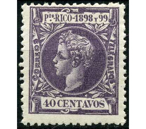 King Alfonso XIII - Caribbean / Puerto Rico 1898 - 40