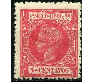 King Alfonso XIII - Caribbean / Puerto Rico 1898 - 5