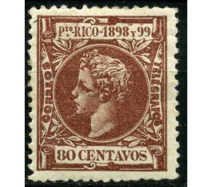 King Alfonso XIII - Caribbean / Puerto Rico 1898 - 80