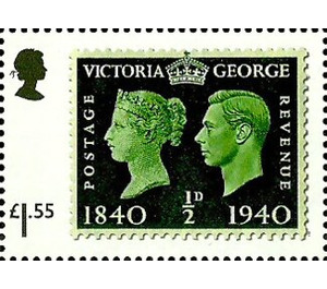 King George VI stamp of 1940 - United Kingdom 2019 - 1.55