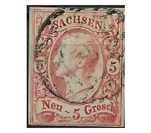 King Johann I - Germany / Old German States / Saxony 1860 - 5