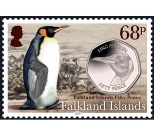 King Penguin and Coin - South America / Falkland Islands 2020