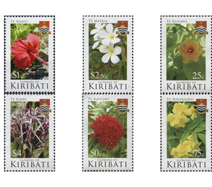Kiribati Flowers - Micronesia / Kiribati 2017 Set