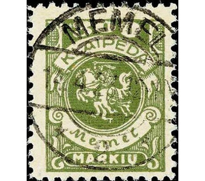 Klaipeda coat of arms - Germany / Old German States / Memel Territory 1923 - 300
