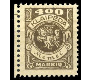 Klaipeda coat of arms - Germany / Old German States / Memel Territory 1923 - 400