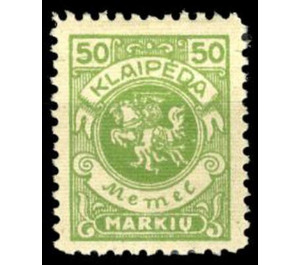 Klaipeda coat of arms - Germany / Old German States / Memel Territory 1923 - 50