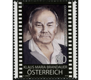 Klaus Maria Brandauer  - Austria / II. Republic of Austria 2018 - 80 Euro Cent