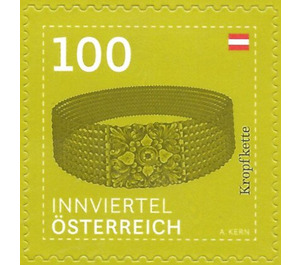 Kropfkette choker – Innviertel - Austria / II. Republic of Austria 2020 - 100 Euro Cent