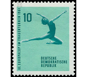 Kunstturn European Cup of Women, Leipzig  - Germany / German Democratic Republic 1961 - 10 Pfennig