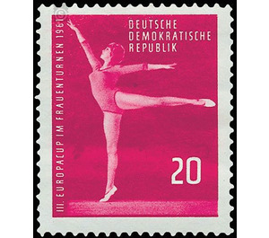 Kunstturn European Cup of Women, Leipzig  - Germany / German Democratic Republic 1961 - 20 Pfennig