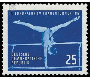 Kunstturn European Cup of Women, Leipzig  - Germany / German Democratic Republic 1961 - 25 Pfennig